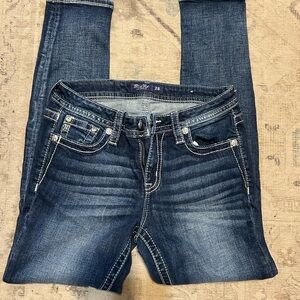 Miss Me Dark Blue Skinny Jeans size 28 Waist